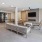 spacious, furnished, covered patio with fireplace