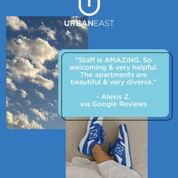 image showing a resident review and some nature